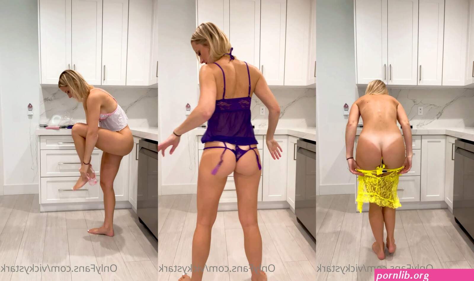 Vicky Stark Nude Sheer Lingerie Try On Leaked Onlyfans Porn Video