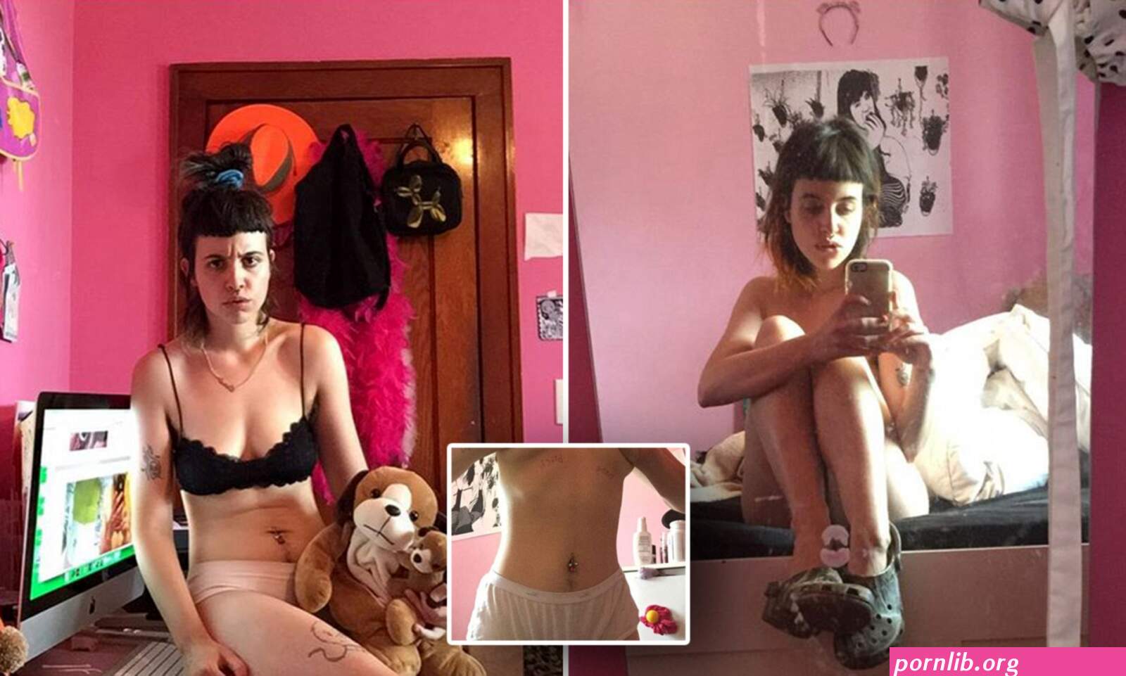 Molly Soda shares selfies of body hair on Instagram to help others feel less self-conscious