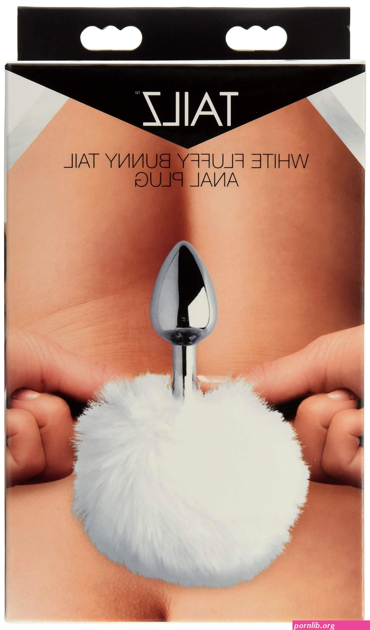 : White Fluffy Bunny Tail Anal Plug