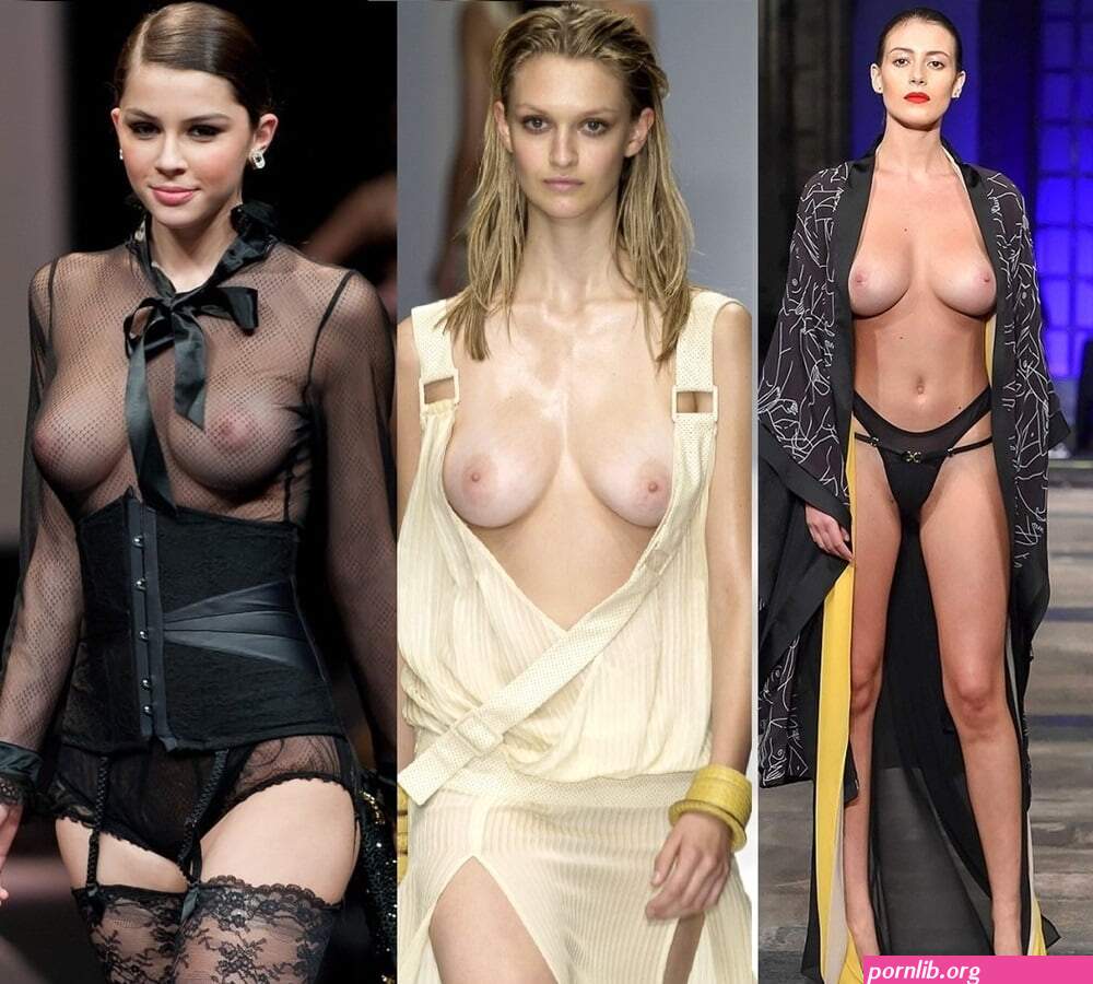 Models Topless Nude And Tit Slips Runway Compilation