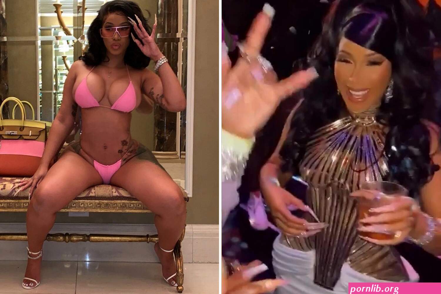 What is the Cardi B leaked photo and what has she said about it?