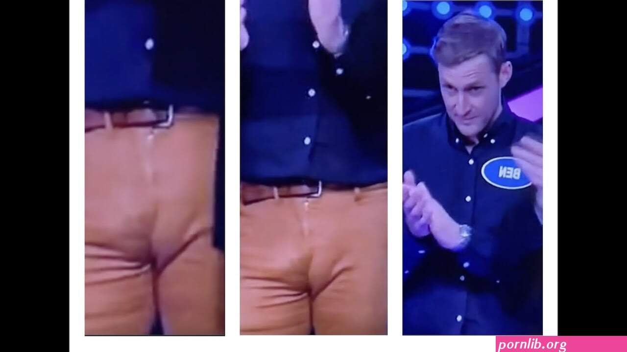 Male Cameltoe On American TV Show Family Feud!