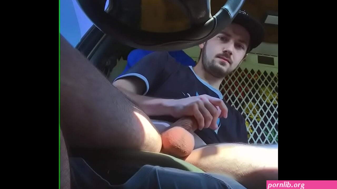 Jacking Off and Cumming in my Work Van at a Busy Public Parking Lot