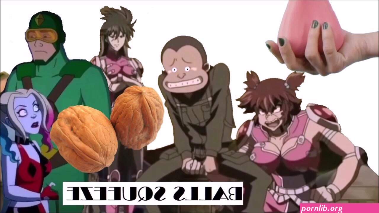FUNNY CARTOON Balls Squeeze BALLBUSTING Hentai Hot Female Toons Squeezing Testicles Anime Nutshots
