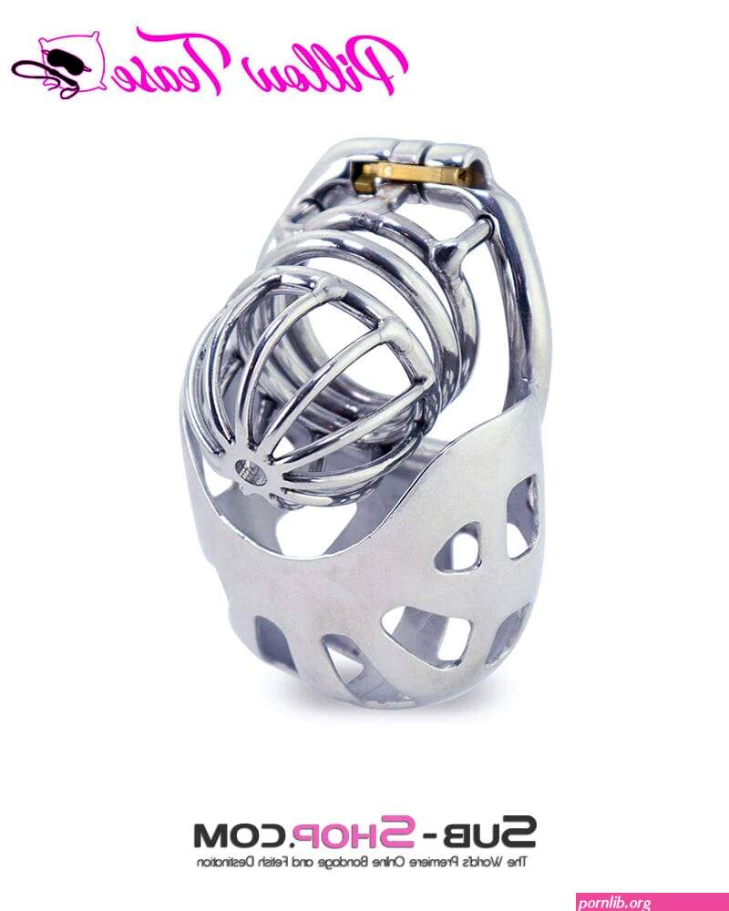 Locking Steel Chastity 2 Cock Ring