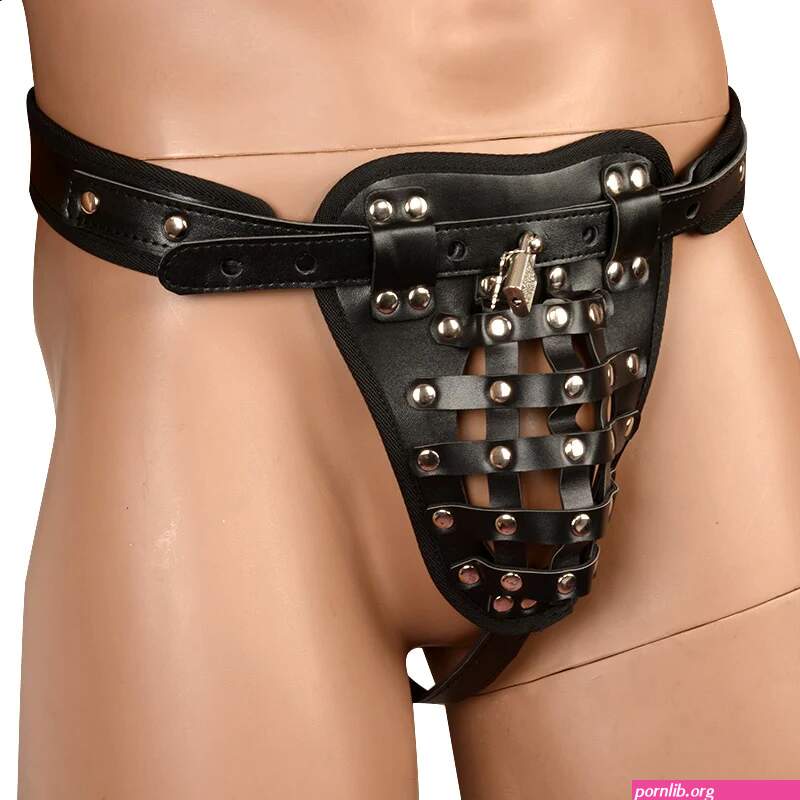 Gay Chastity Locking Belt Briefs