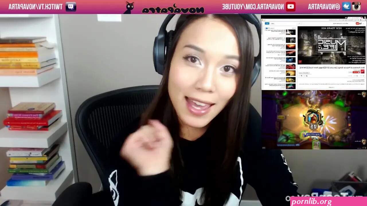 NovaPatra Forgets her Twitch Stream is on and Faps