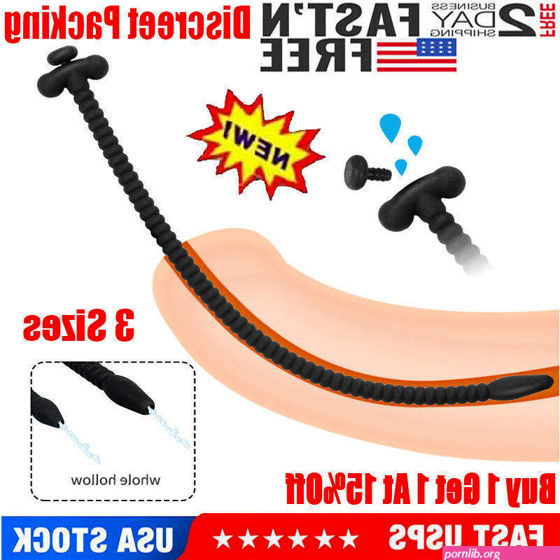 3 Size Silicone Urethral Urethra Penis Plug Dilator Urethral Rod Sounding Long