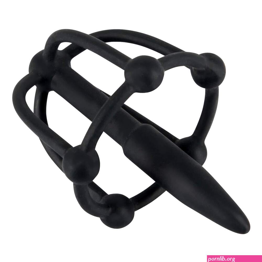 Silicone Penis Plug WIth Glans Cage