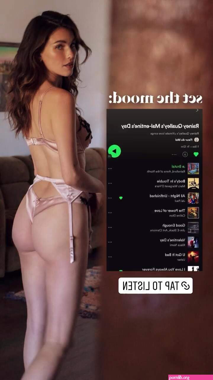 Rainey Qualley Sexy Lingerie