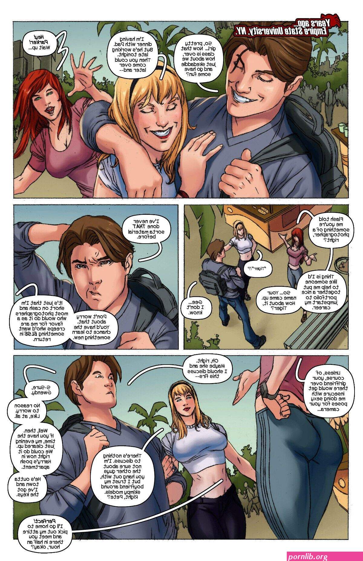 Now Vogue spider man Porn Comic english 03