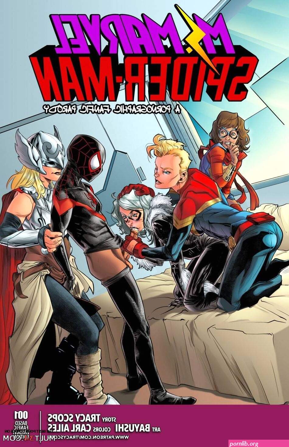 Miss Marvel Spider-Man porn comic