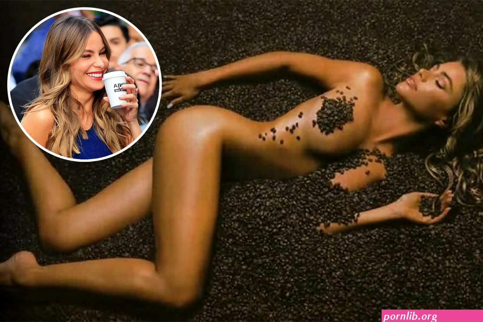Sofia Vergara goes nude for a National Coffee Day photo shoot