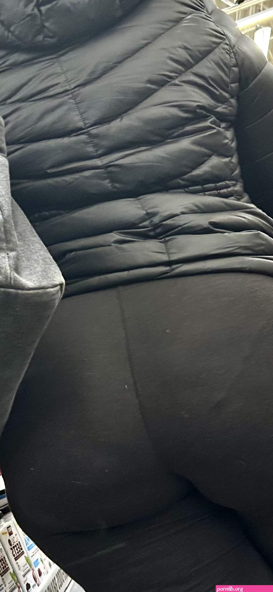 Bbw in black pants BIG ass bendoverVpl