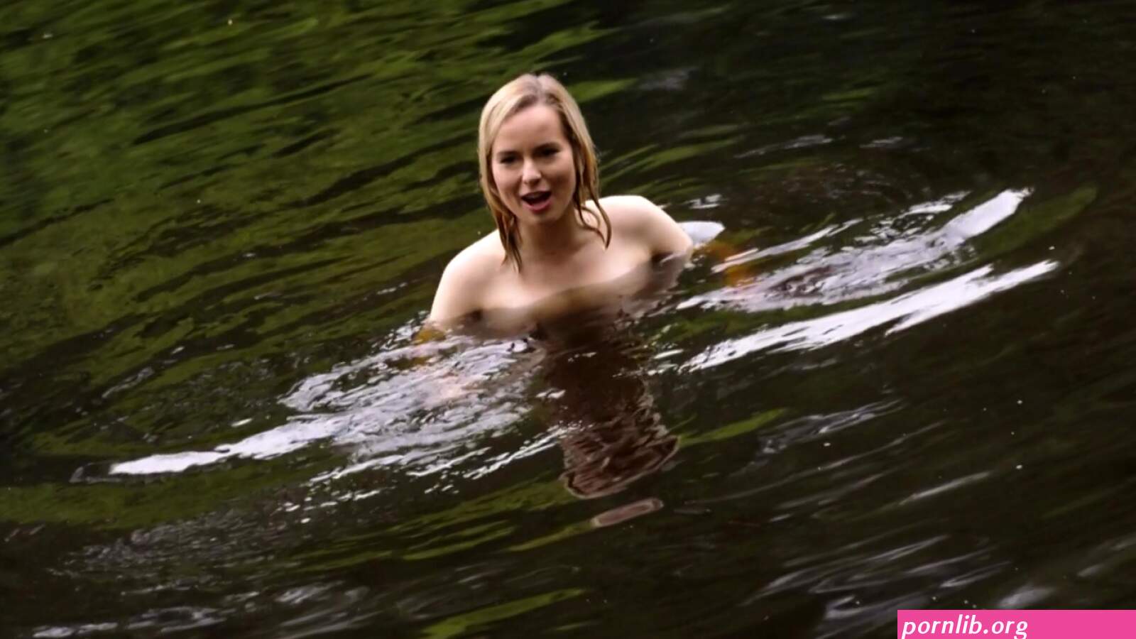 Bridgit Mendler nude swimming in Father of the Year 2018