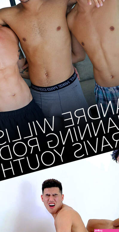 GayHoopla: Channing Rodd fucks Andre Willis and Travis Youth