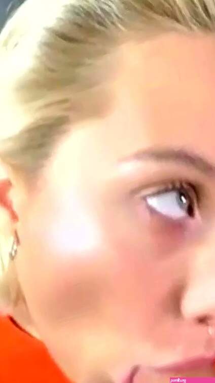 Watch Blonde Slut Sucking Dildo POV