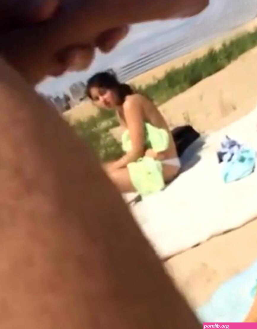 Guy Flashes Dick Cums on Beach Teens