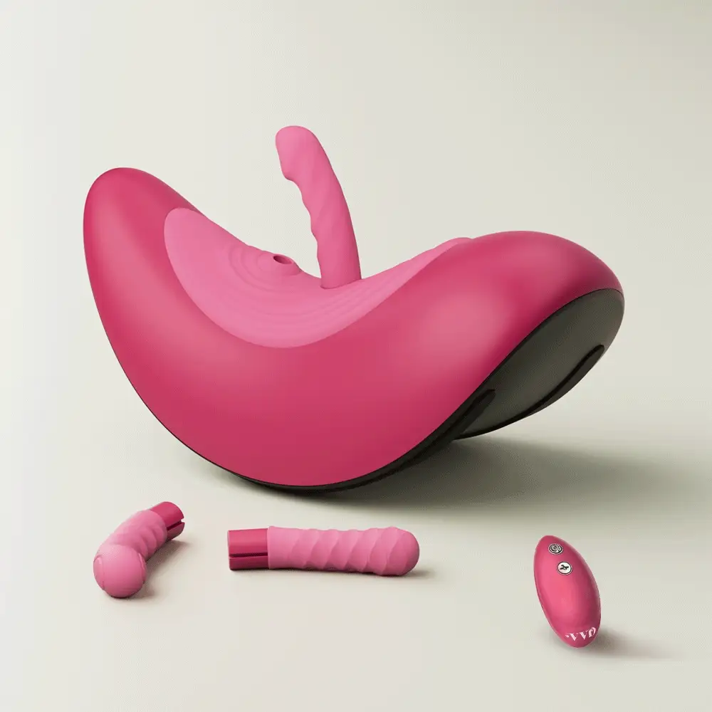Rider Desire Sex Machine with 3 Attachments Wireless Thrusting Flapp