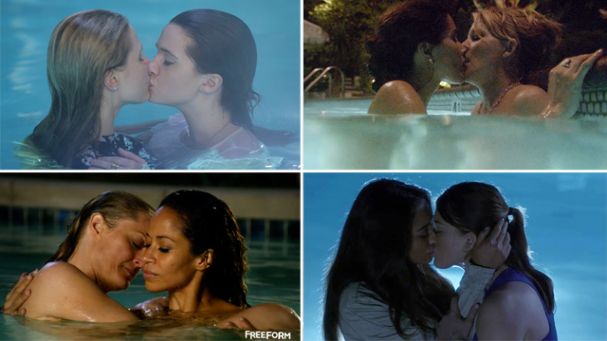 10 Sexiest Lesbian TV Scenes That Got Everybody Wet Because Pools