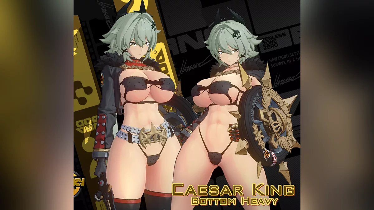 Zenless Zone Zero Caesar with big booty and breasts 18 adult mods Characters and players