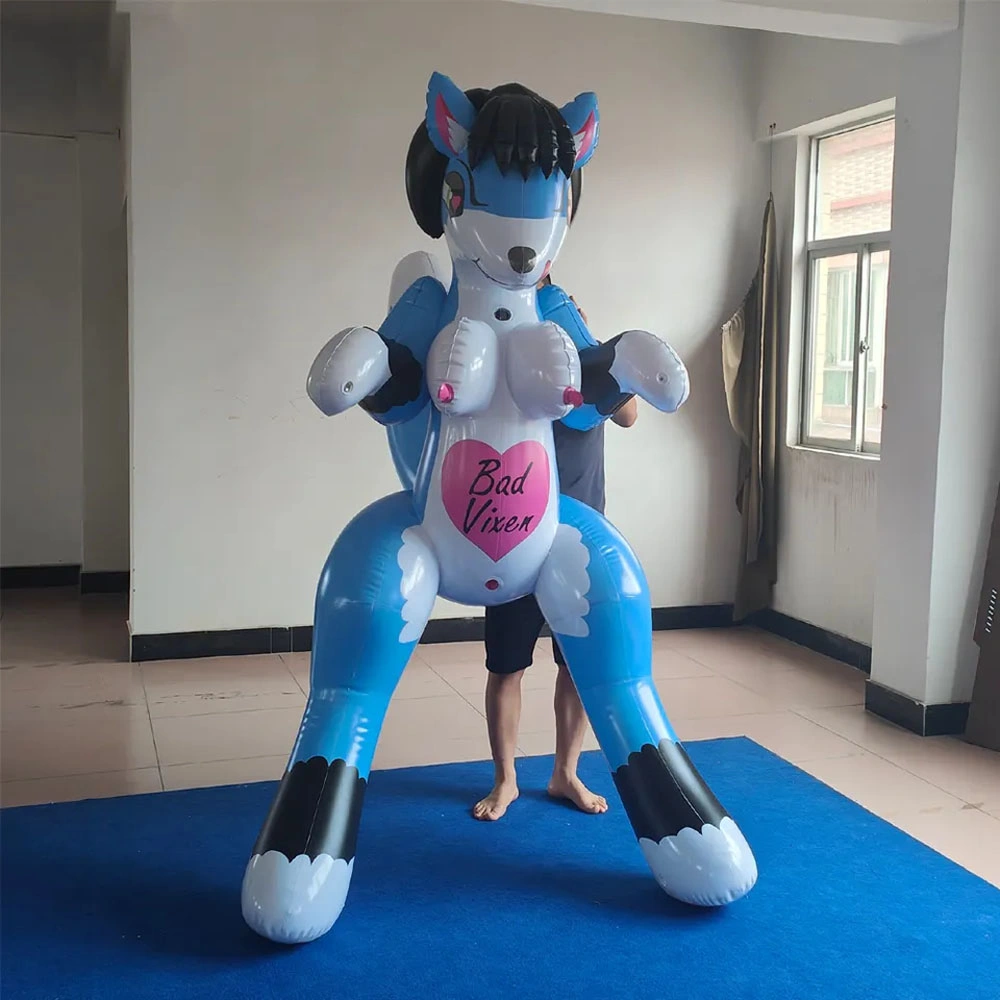 Hot Sale Quality PVC Beile Inflatable Big Boobs Bad Vixen Fox with Sph