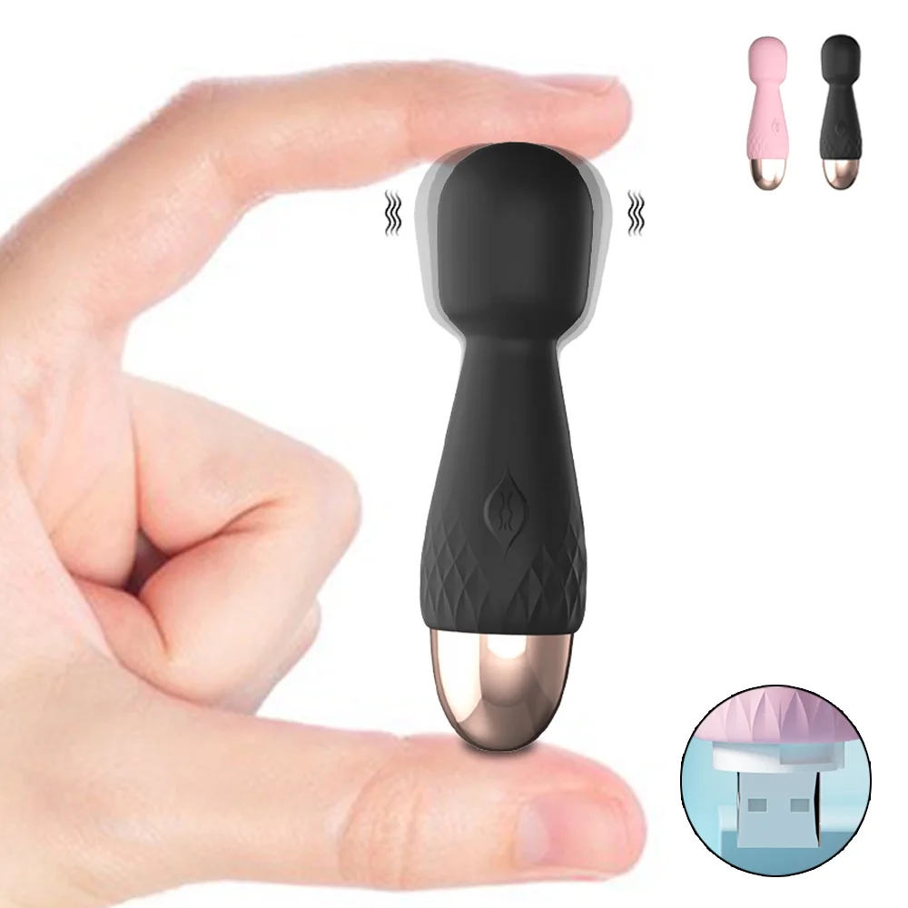 Birdsexy Rechargeable Mini Vibrator for Women Pleasure Clitoris Stimulator Massager with 10 Vibrating Modes Personal Massager Adult Sex Toys for Couples Black411in