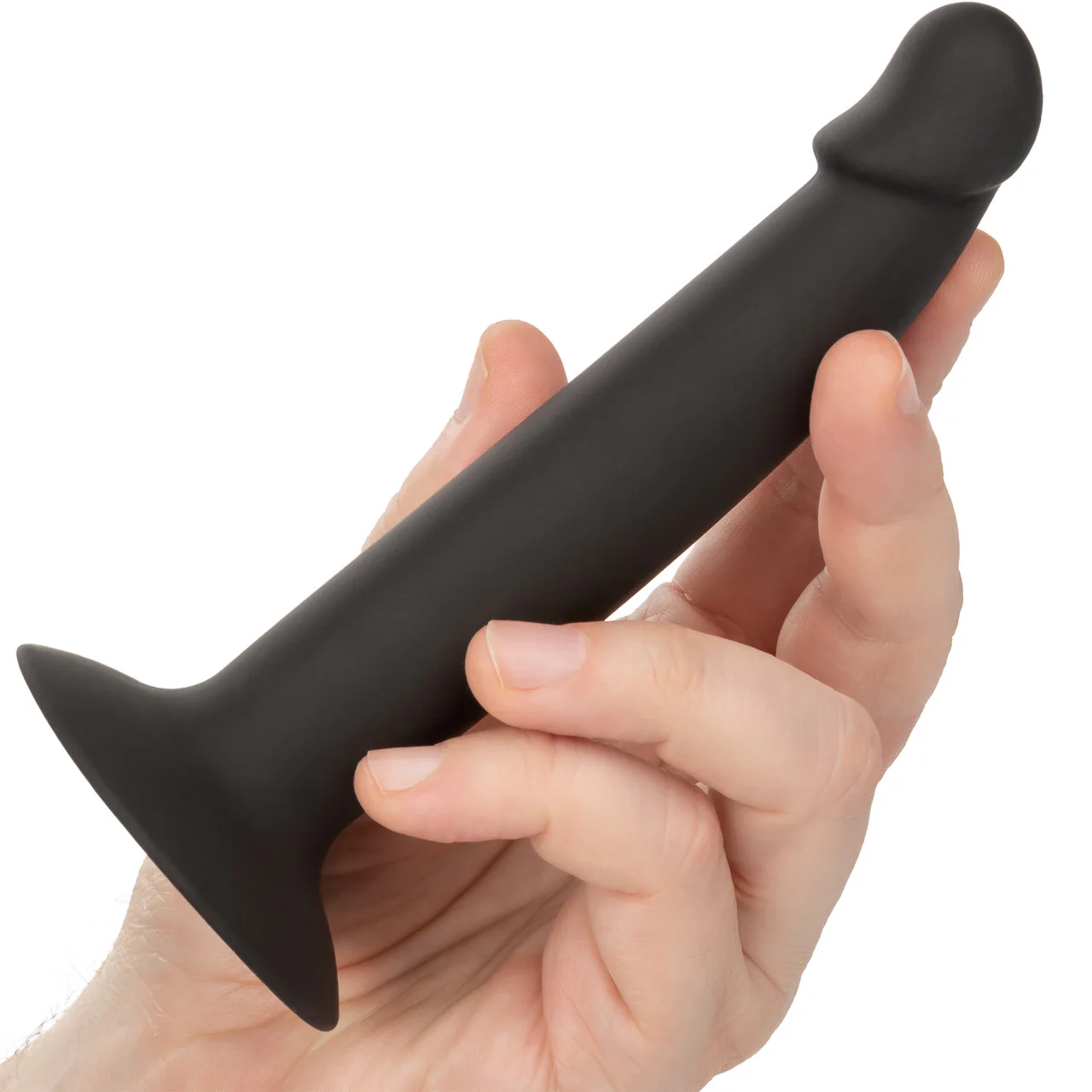 Silicone Slim Anal Stud Suction Cup Dildo By CalExotics