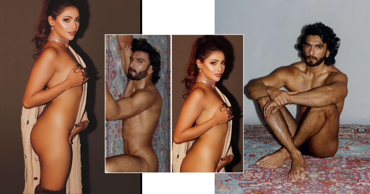 After Ranveer Singh Actress Nikkita Ghag breaks the internet by going butt naked for her Photoshoot