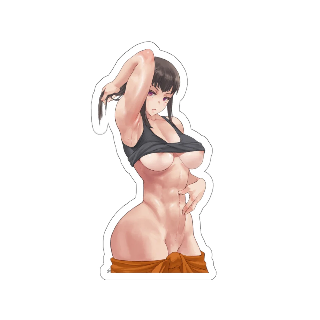 Fire Force Big Sexy Boobs Maki Waterproof Sticker