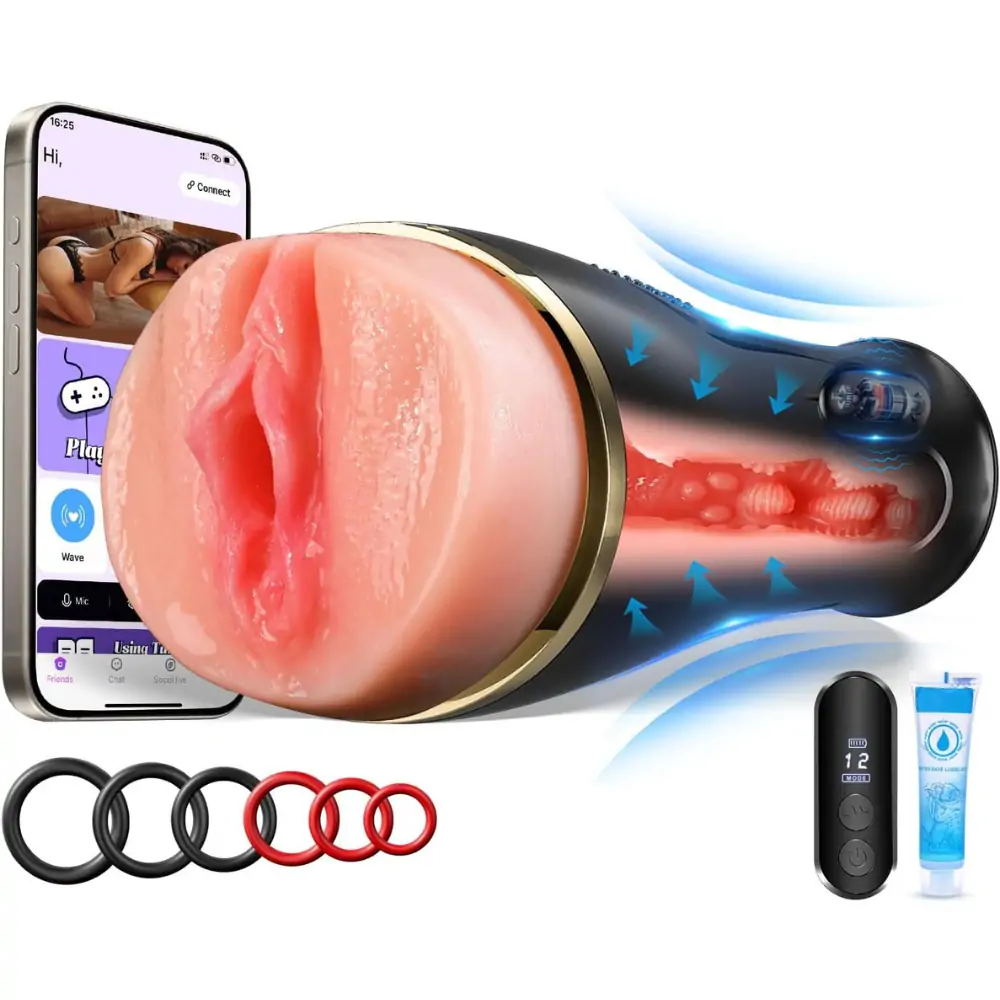 Pink Masturbation Handjob Toy Realistic Vaginal Masturbator