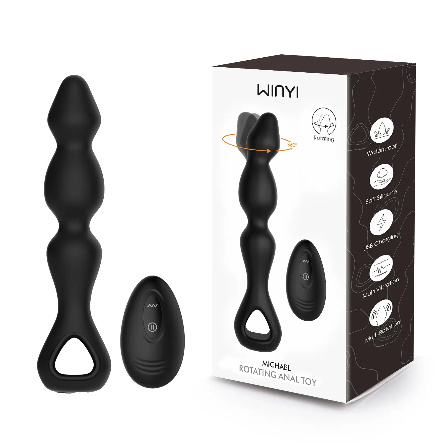 WINYI-2023 New Remote Controlled Anal Bead Vibrator Vendor