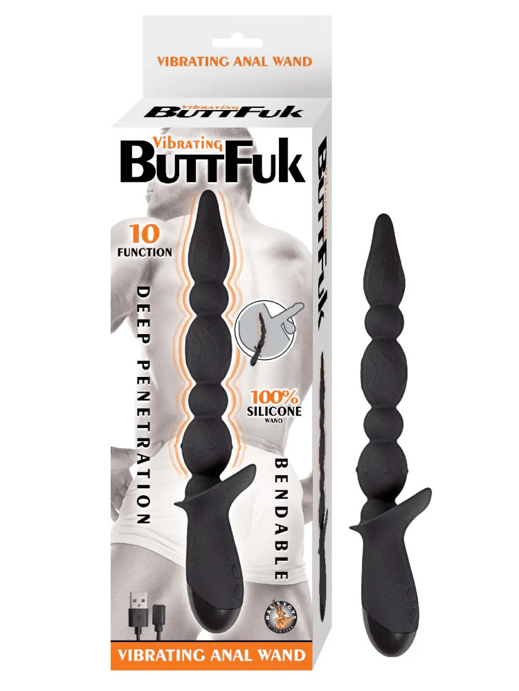 Vibrating Buttfuk Ultra-Flexible Anal Wand