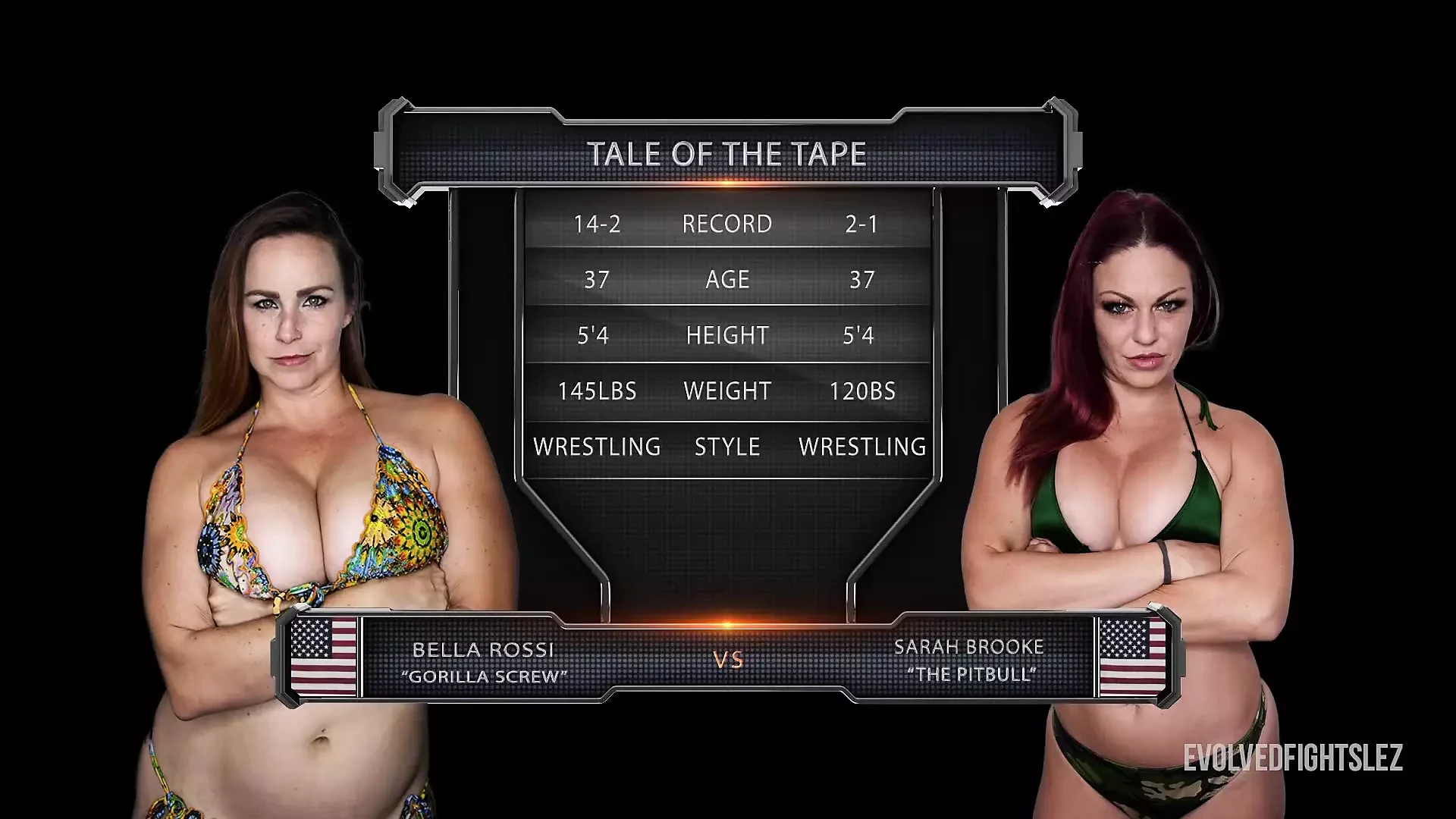 Women Wrestling with Bella Rossi Against Sarah Brooke and Rough Strapon Sex for the Loser