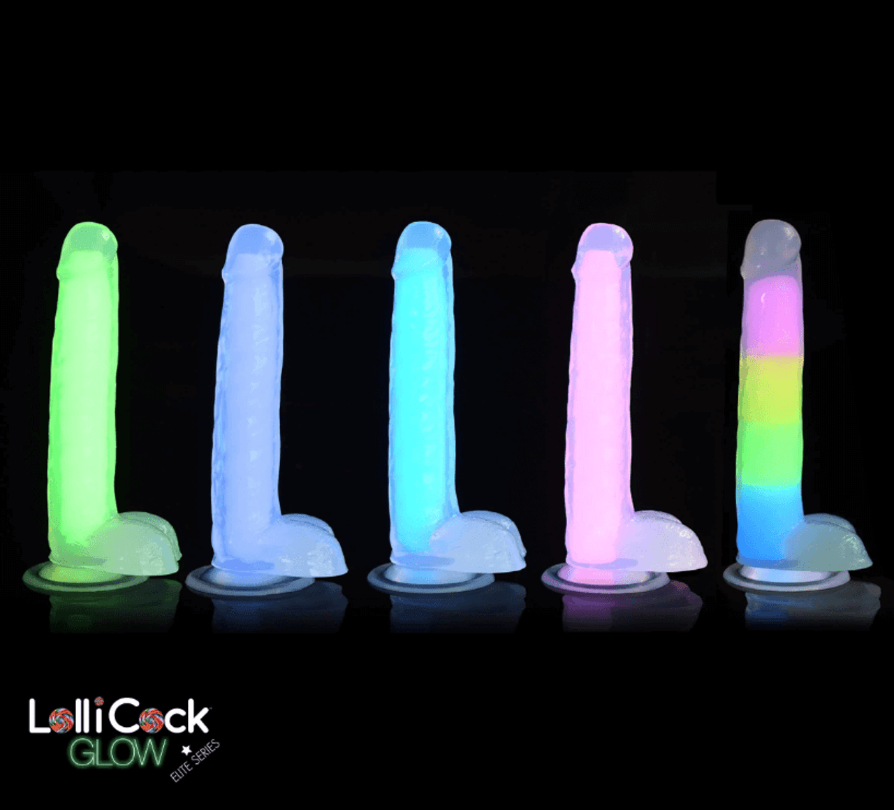 Lollicock 7 Silicone Glow Dildo