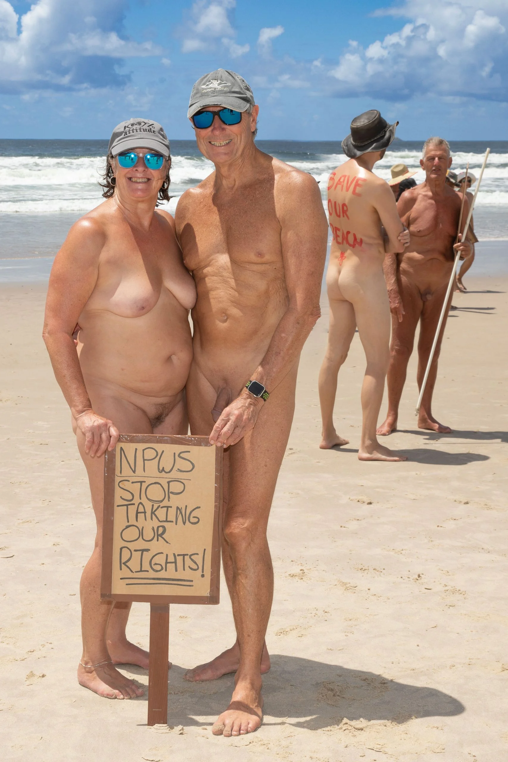 Delay on clothes-optional beach decision