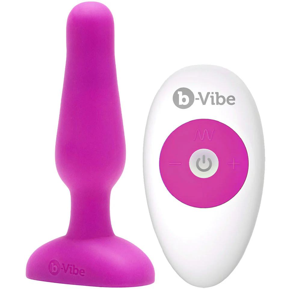 b-Vibe Novice Plug Vibrating Anal Plug With Remote