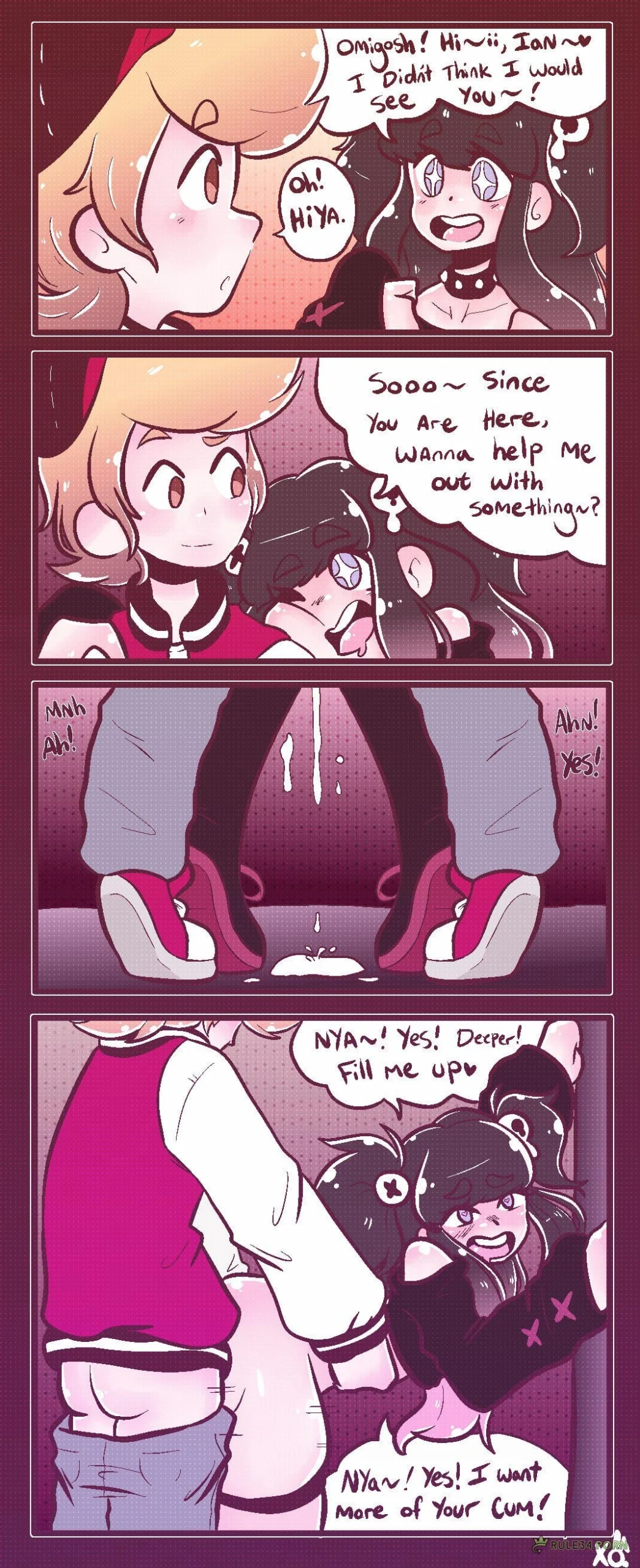 Goth girl x Jock Friend by quietbunz
