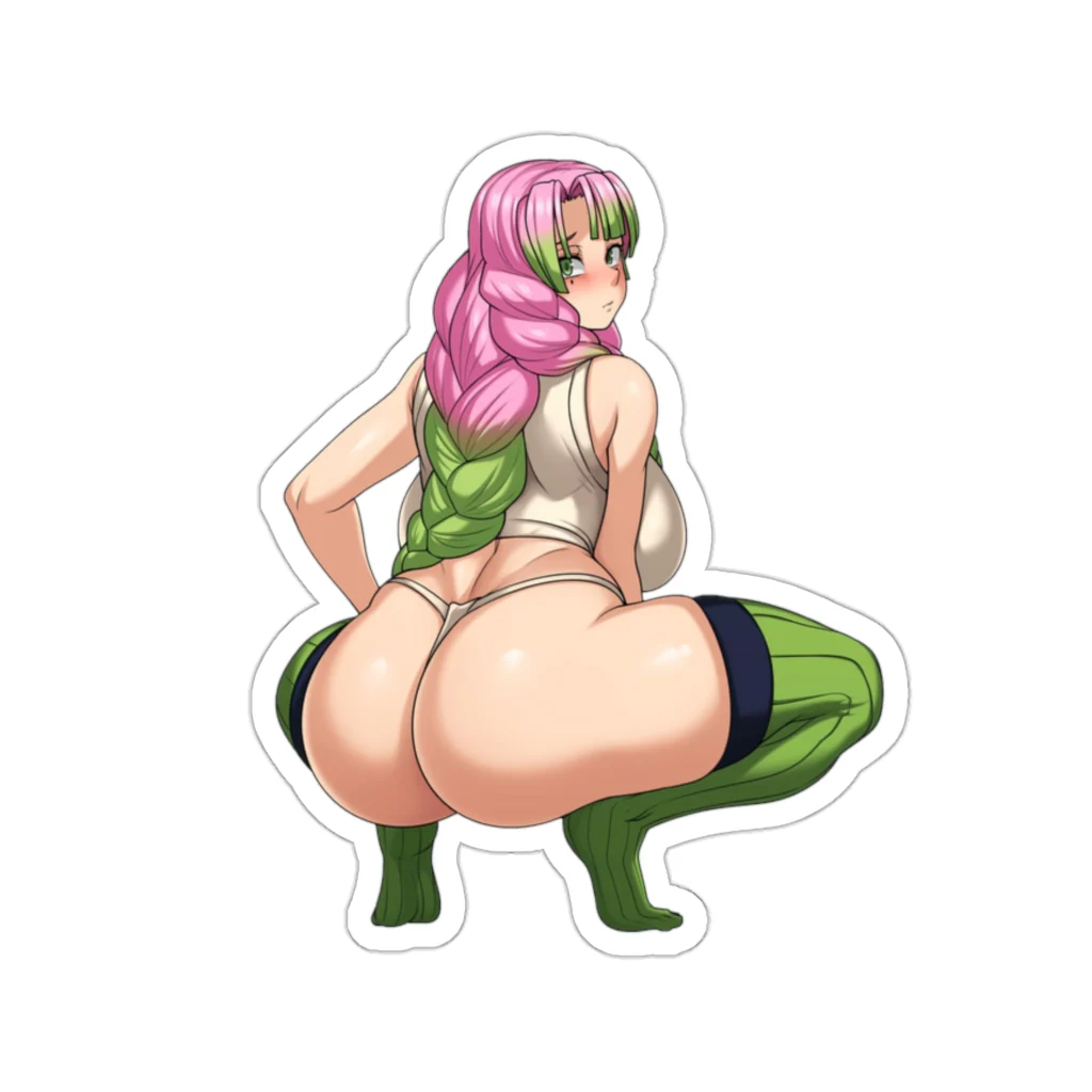 Demon Slayer Huge Ass Thick Mitsuri Kanroji Waterproof Sticker Decal