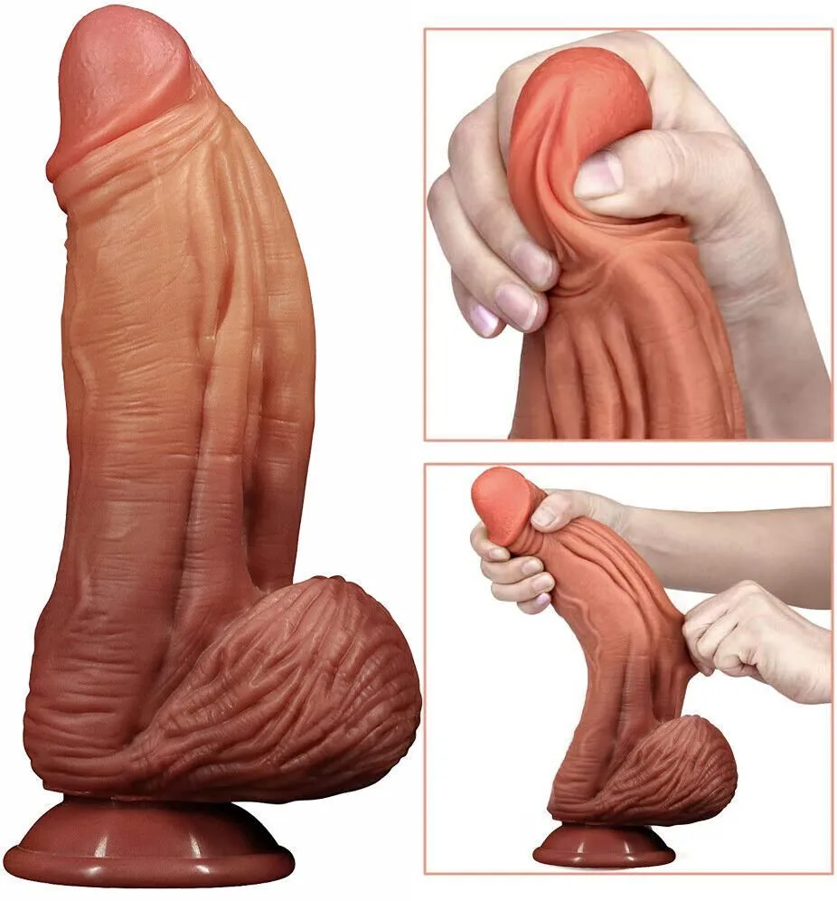 Huge Realistic Dildo With Soft Skin CLEARANCE