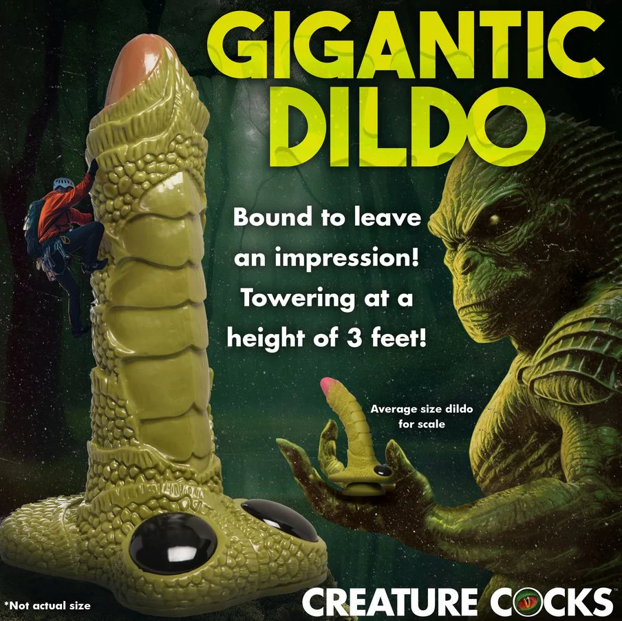 Swamp Giant Scaly Dildo