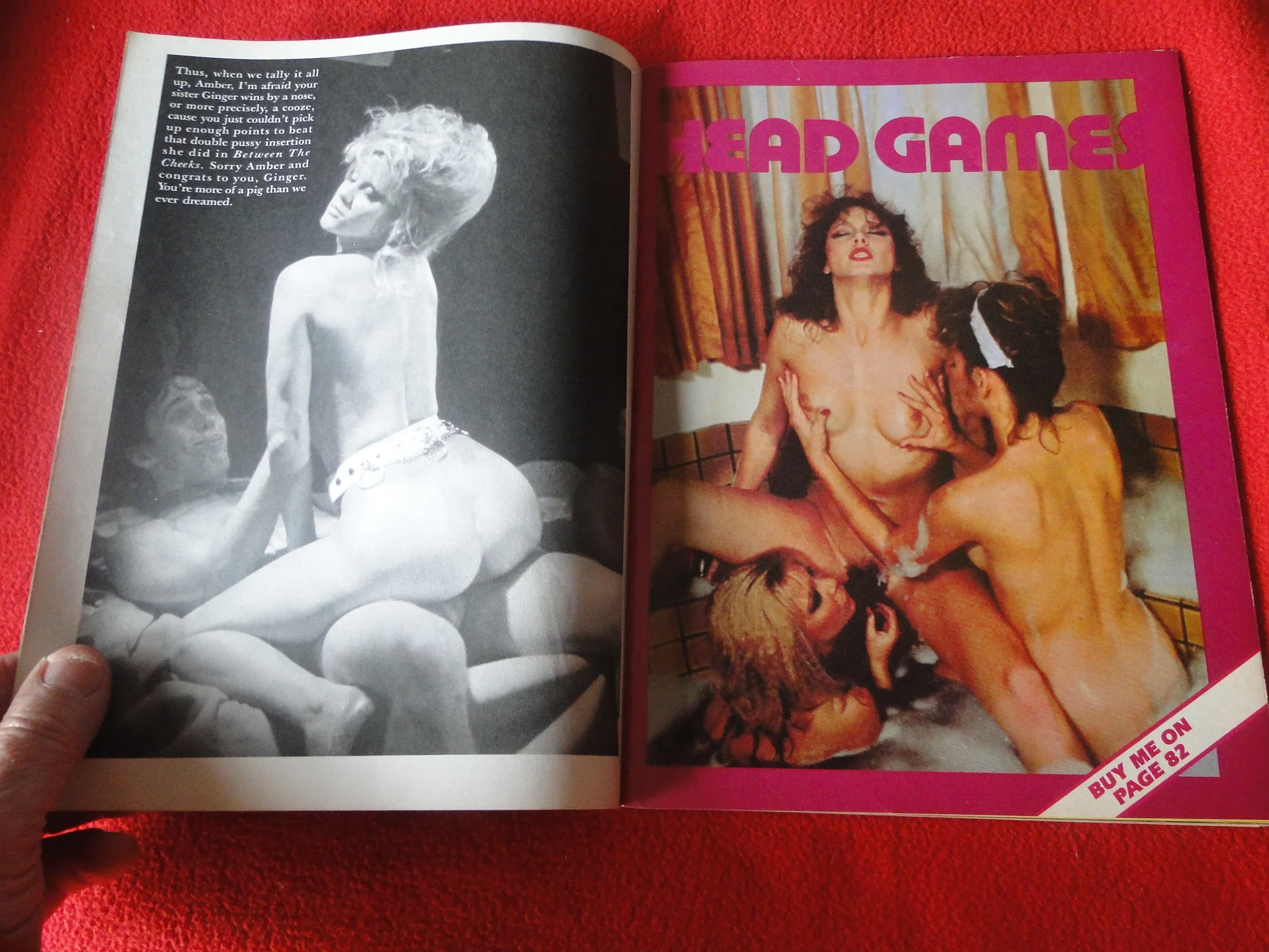 Vintage Nude Erotic Sexy Adult Magazine Expose XXX Video Sept. 1985 56