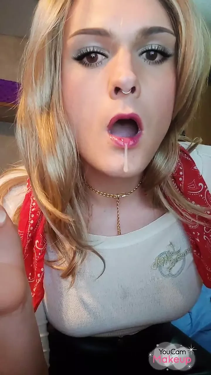 Sissy Slut Smoking 120s for You: Shemale Solo Porn by FapHouse