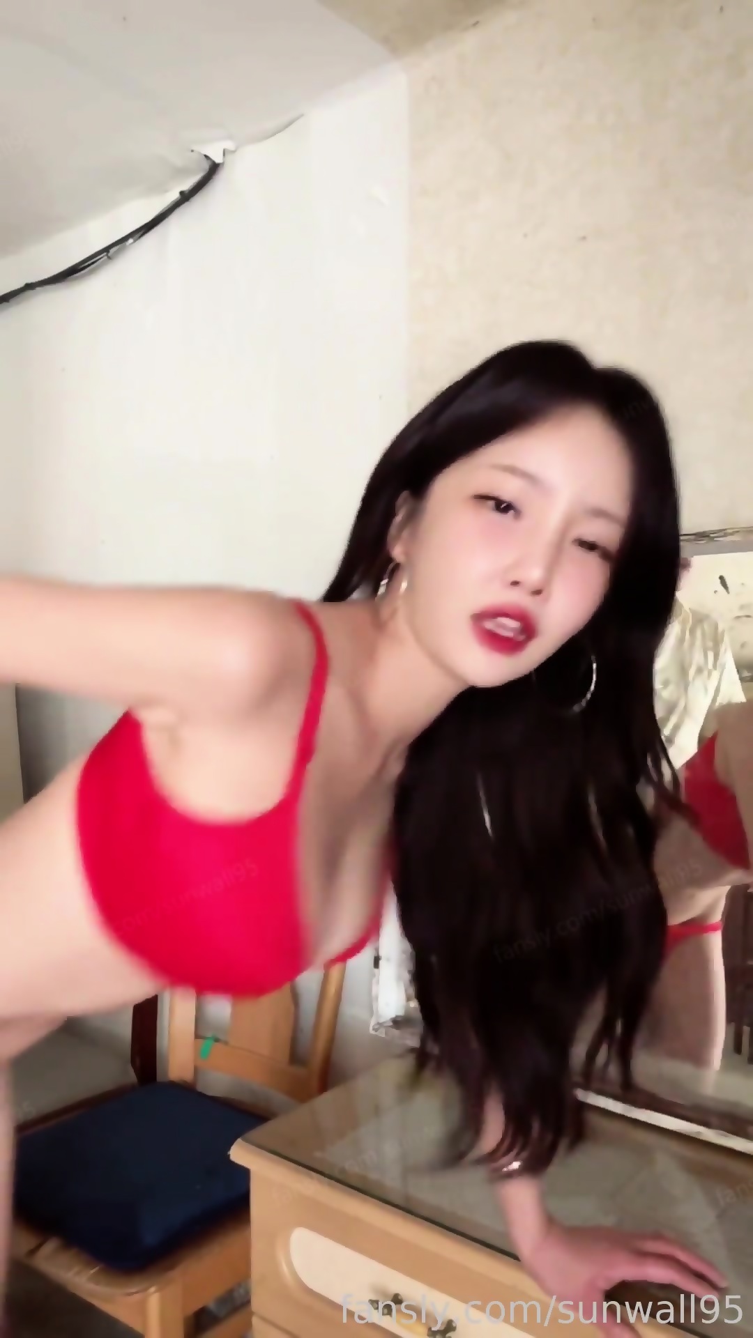 OF Sunwall Korean former girl group member model sunwall latest large-scale welfare
