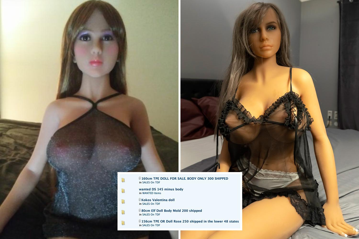 Sex robot owners swap USED parts and sell bruised battered dolls on creepy online forum