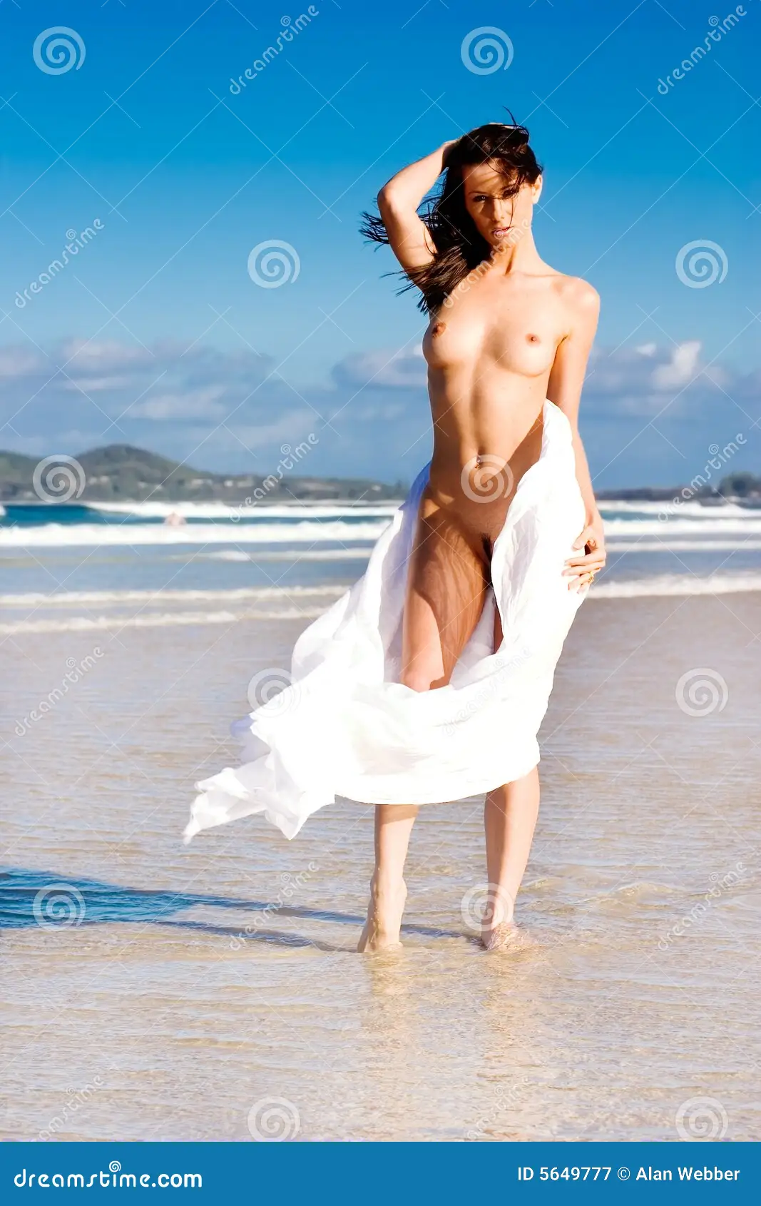 Beach nude stock image. Image of ocean portrait coast