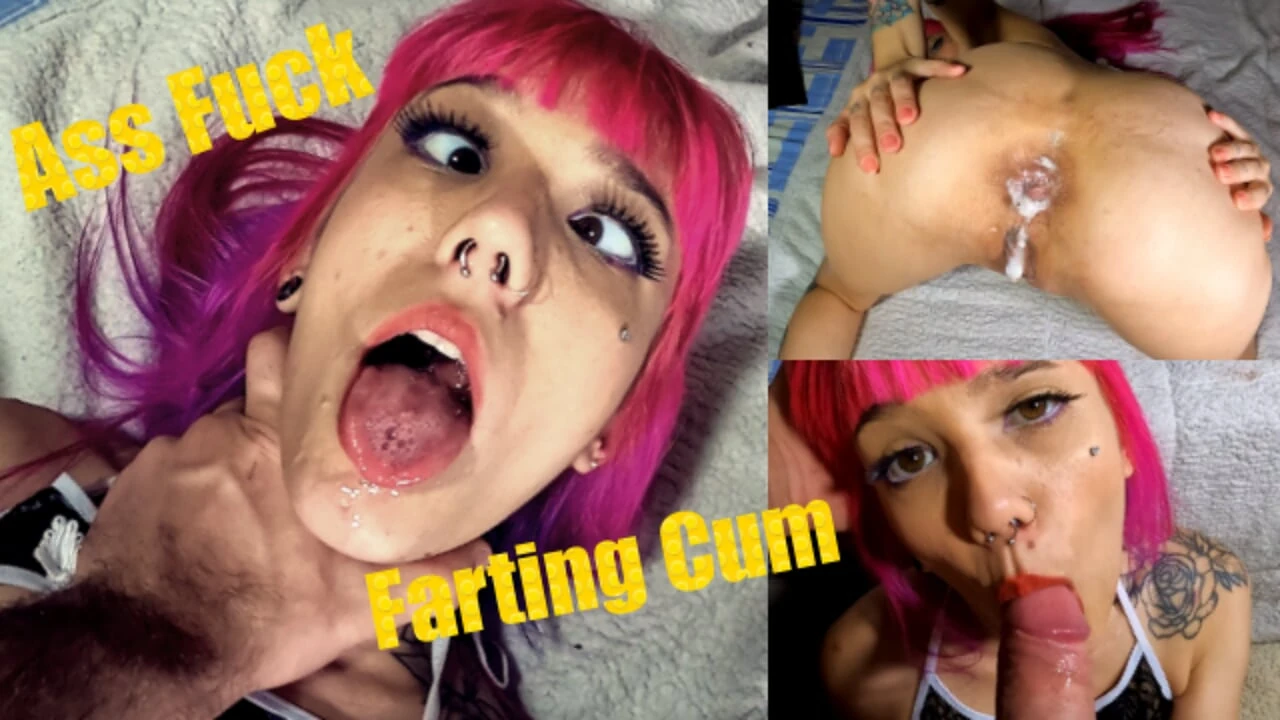 A Small Ass for Anal Farts with Cum