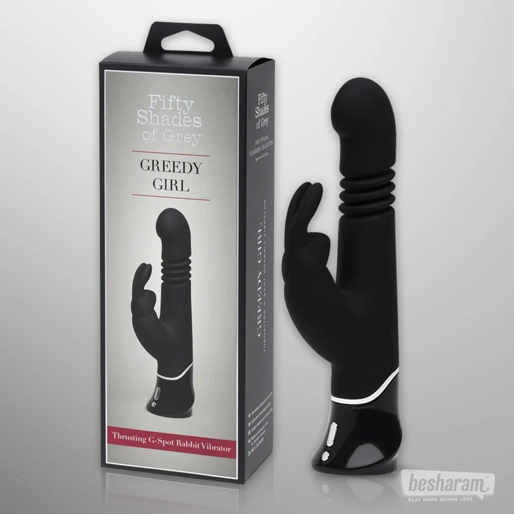 Buy Fifty Shades Of Grey Greedy Girl Thrusting Rabbit Vibrator in India