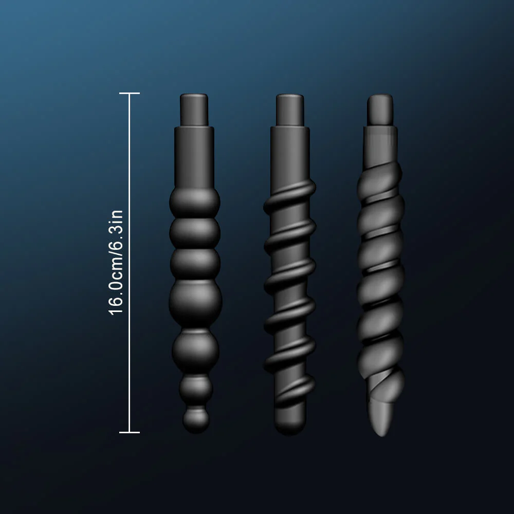 Silicone Anal Plug Vacuum Pump Anal Trainer Threaded Butt Plug Prostat
