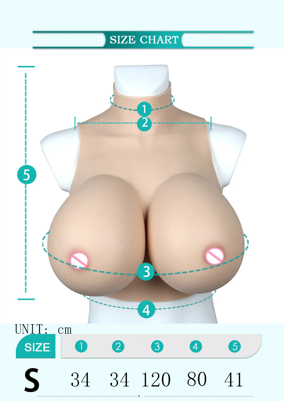 silicone breast s cup